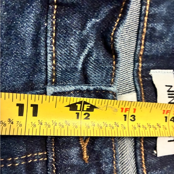 NWT Nine West Ladies Wide Leg Silver Detail Jeans ( Dark Wash) 8 - Picture 2 of 15